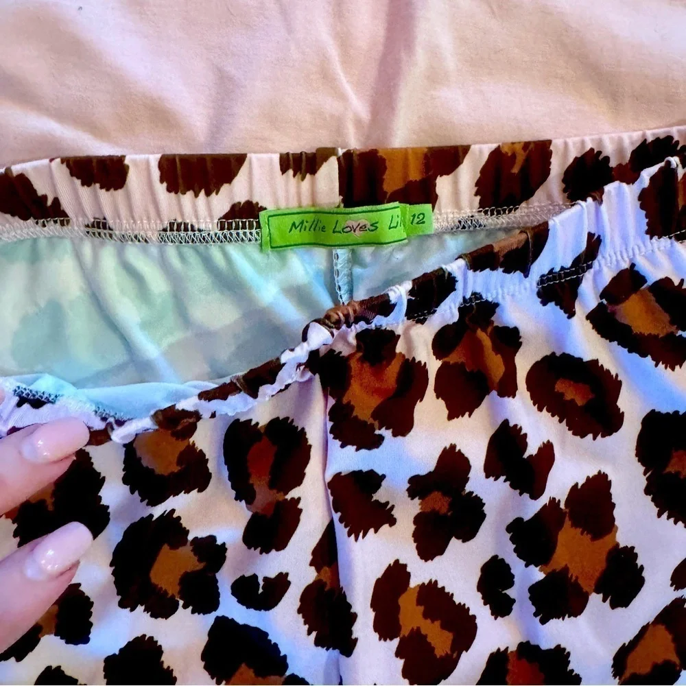 Millie Loves Lilly Pink Leopard Print Set Size 12